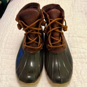 Sperry topsider rain boots. Women’s 7.